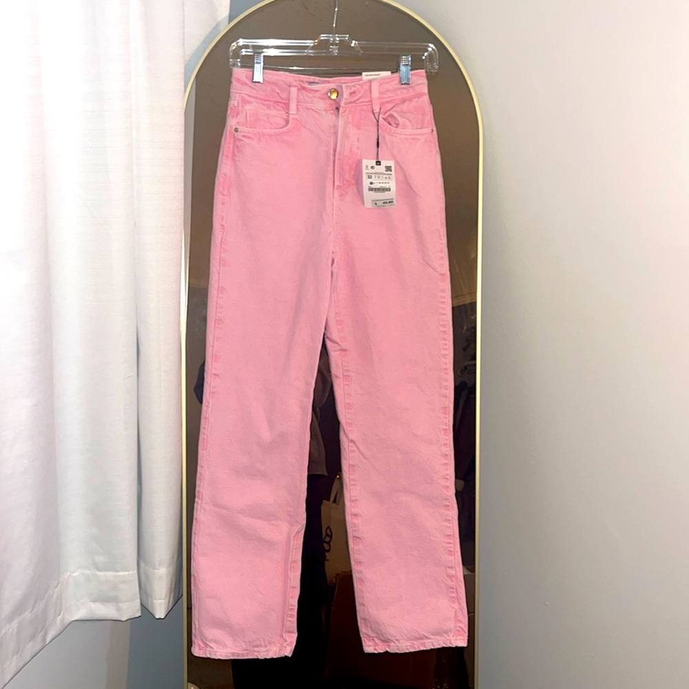Zara Pink Jeans (With Tags)